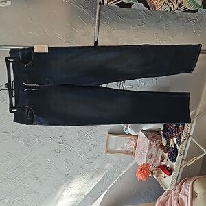 NWT  Land's End pull on denim jeans.  Size L.